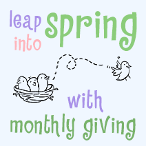 Monthy Giving with Visa and CanadaHelps!