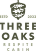 Three Oaks Respite Cabin logo