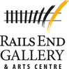 Rails End Gallery and Arts Centre logo