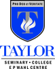 TAYLOR COLLEGE AND SEMINARY logo