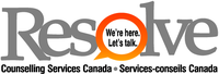 RESOLVE COUNSELLING SERVICES CANADA logo