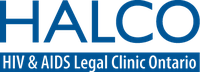 HALCO - HIV & AIDS LEGAL CLINIC ONTARIO logo