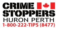 CRIME STOPPERS OF HURON AND PERTH COUNTIES logo