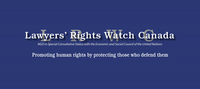 LAWYERS' RIGHTS WATCH CANADA logo