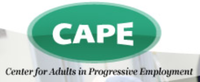(CAPE) Center for Adults in Progressive Employment Society logo