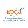 Association des personnes avec une déficience de l'audition (APDA) logo
