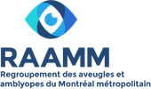 Regroupement des aveugles et amblyopes du Montréal métropolitain (RAAMM) logo