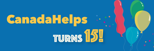 CanadaHelps-Turns-15-Email-Banner
