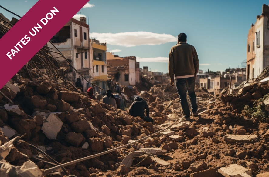 Soutenez les efforts de secours pour les personnes touchées par le séisme au Maroc