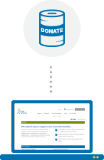donate-via-laptop